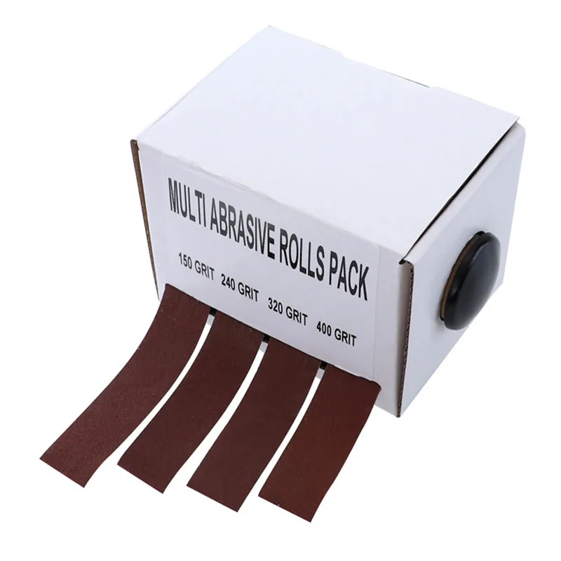 1 Roll Drawable Emery Cloth Roll Soft Emery Cloth Roll Metal Glass Woodworking Sanding Tool Glass Woodworking Sanding Paper