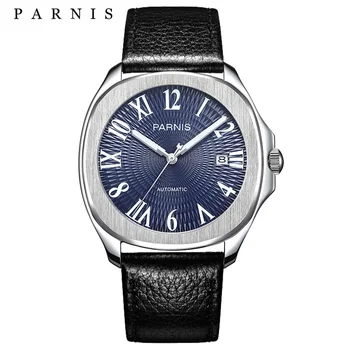 

Parnis Automatic Watch Men Miyota Sapphire Crystal Nautilus Mechanical Watches Stainless steel case 10bar Waterproof luminous 02