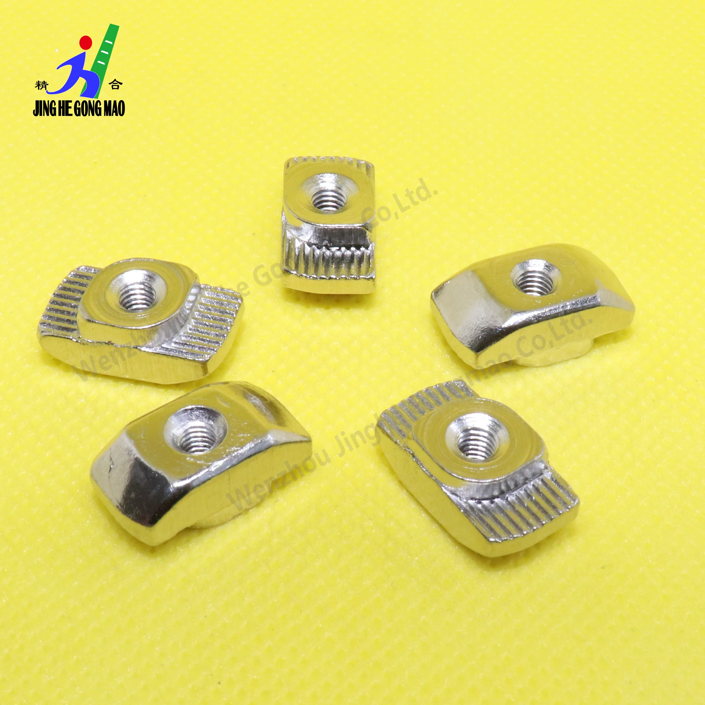 Nut-M3/M4/M5* 10*6 для 20 серий слот Т-образная гайка раздвижная Т-образная гайка Молоток падение в гайка закрепить разъем 3030 алюминиевый экструзионный