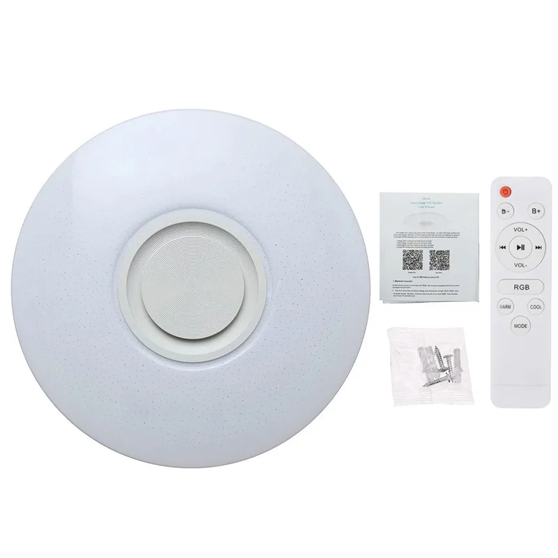200W RGB LED Ceiling Lights Modern Home Lighting APP bluetooth Music Light Bedroom Lamp Smart Ceiling Lamp+Remote Control