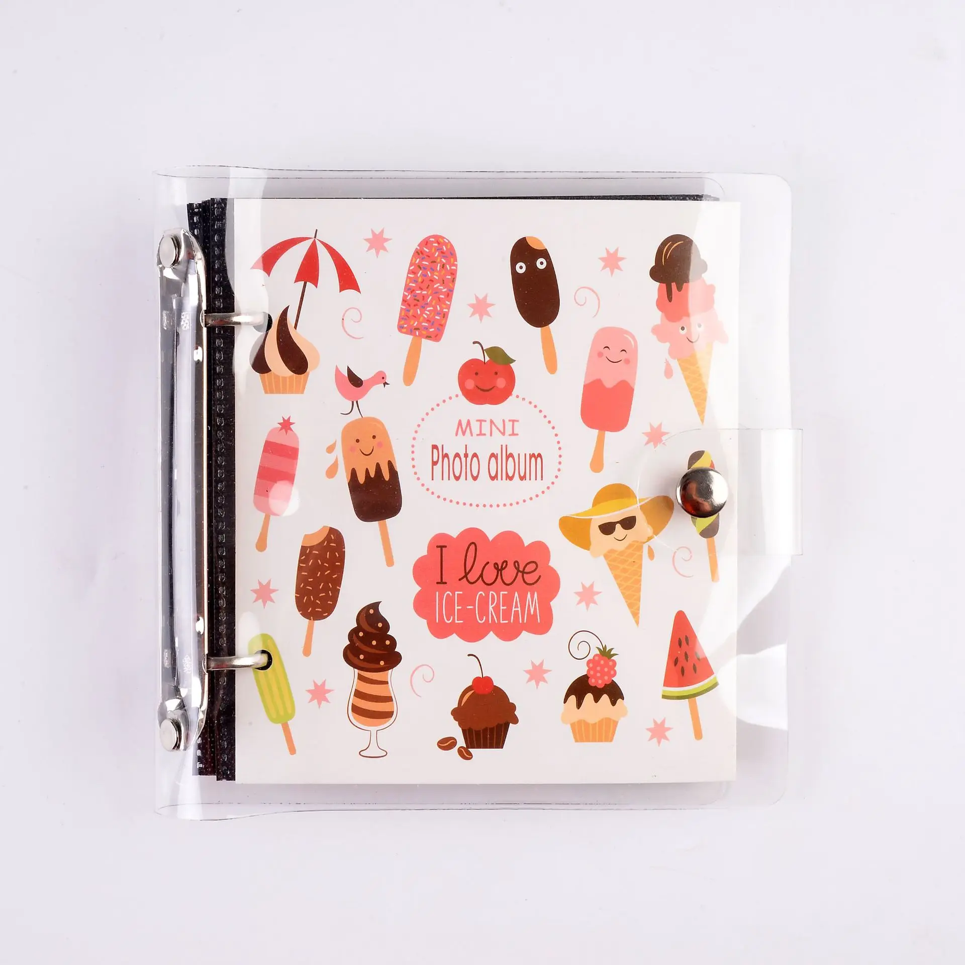 ICE CREAM 100 карманы Mini 3 дюймов Плёнки Фотобумага альбом Памятная книжка для камер Мгновенной Печати Mini 8 9 белая пленка для Fuji Instax Polaroid пленка имя держатель для карт - Цвет: ICE CREAM