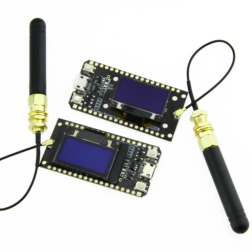 Лилиго®Модуль макетной платы TTGO LORA32 V1.0 868 МГц 915 0 96 дюйма Bluetooth Wi-Fi ESP-32 2 шт. |