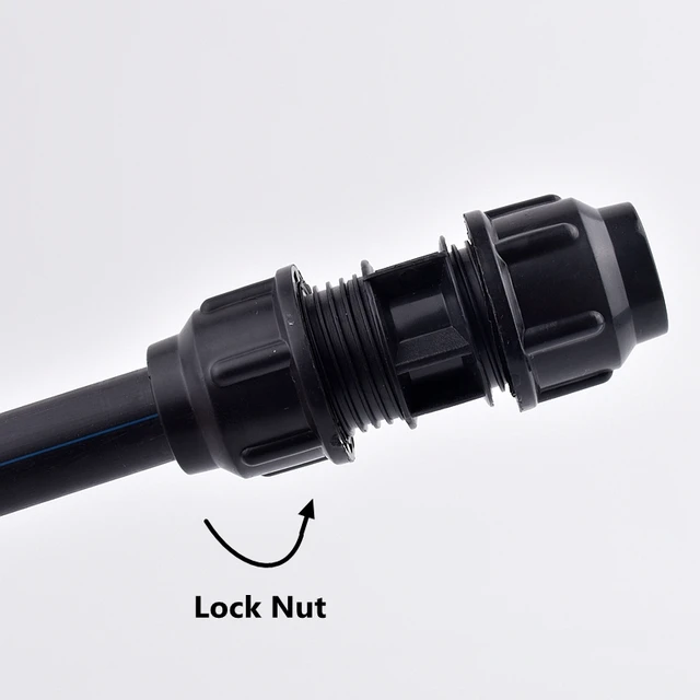 1 Pc 20 ~ 63 Mm Pe Gyors Tengelykapcsoló Közvetlen Csatlakozás Vízcső -Csatlakozók Mezőgazdasági Öntözőrendszer Műanyag Cső Illesztése - Image 3