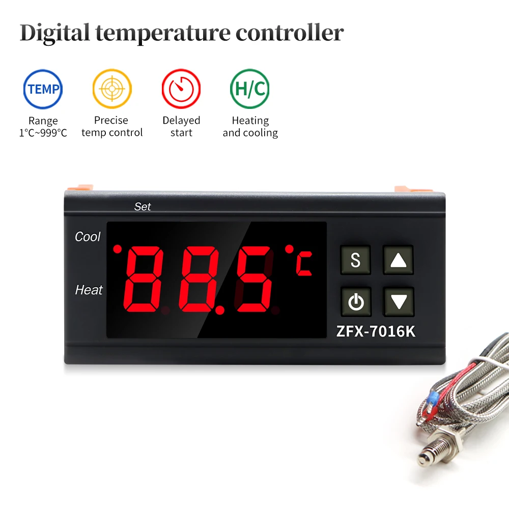 ZFX Thermostat Digital Temperature Controller 10A/30A 12V/220V