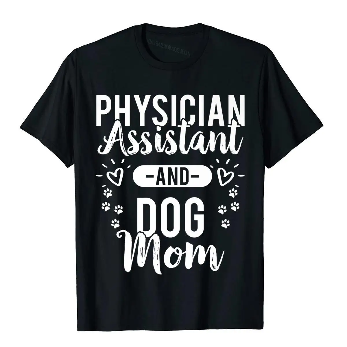 Physician Assistant Shirt - Physician Assistant and Dog Mom Premium T-Shirt__B11029black