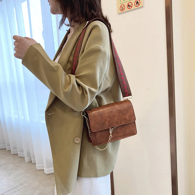

In Western Style Korean-style Simple Retro WOMEN'S Fashion Handbag 2019 New Style Non-mainstream High Grade Sense Versatile Kore