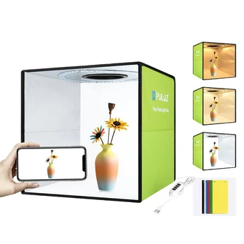 

30cm lightbox Mini Foldable Photo Studio Box Photography LED Lightbox Studio Shooting Tent kit & 6 Color Backdrops