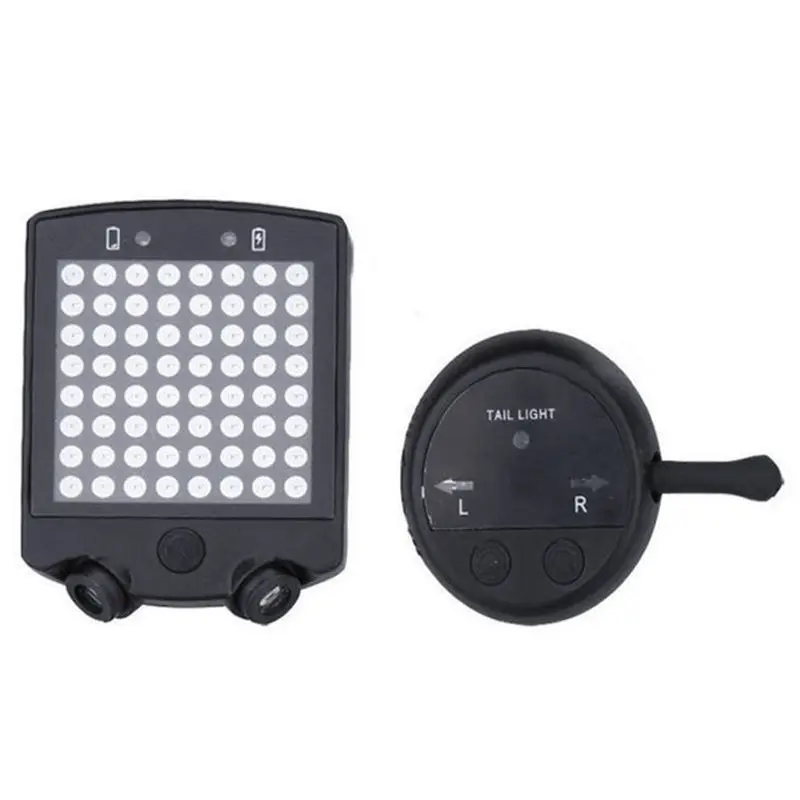 

Bicycle Wireless Remote Control Turn Signal Brake Light Tail Light Bicycle Rechargeable Warning Light