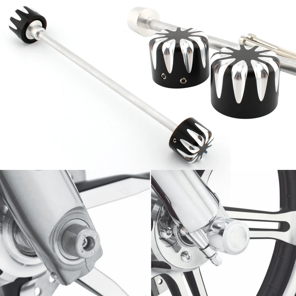 Front axle fork crash slider caps for Harley FAT BOY SOFTAIL STANDARD-19 20