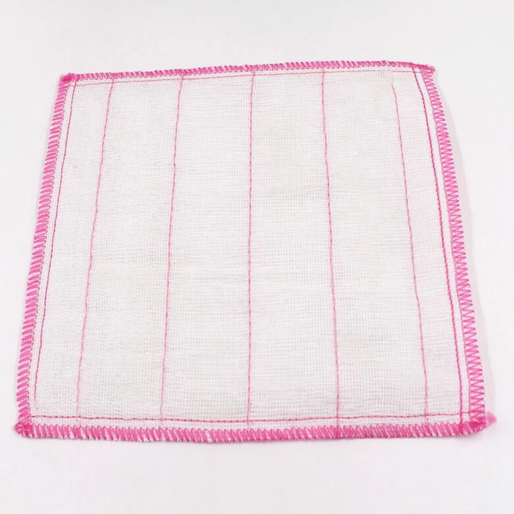 

5 Layers Of 28 * 28 Wood Fiber Dish Towel oil-free Cotton Cleaning Cloth Scrub Cloth