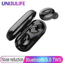 TWS Bluetooth 5,0 наушники настоящие беспроводные наушники-вкладыши Наушники 3D стерео звук Спортивная гарнитура IPX5 Водонепроницаемая мини-гарнитура