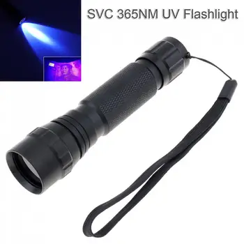

501B UV 365nm Flashlight 10W Waterproof Ultra Violet Light for Money Detector/Pet Stains/Hunting Marker Checker Torch Black