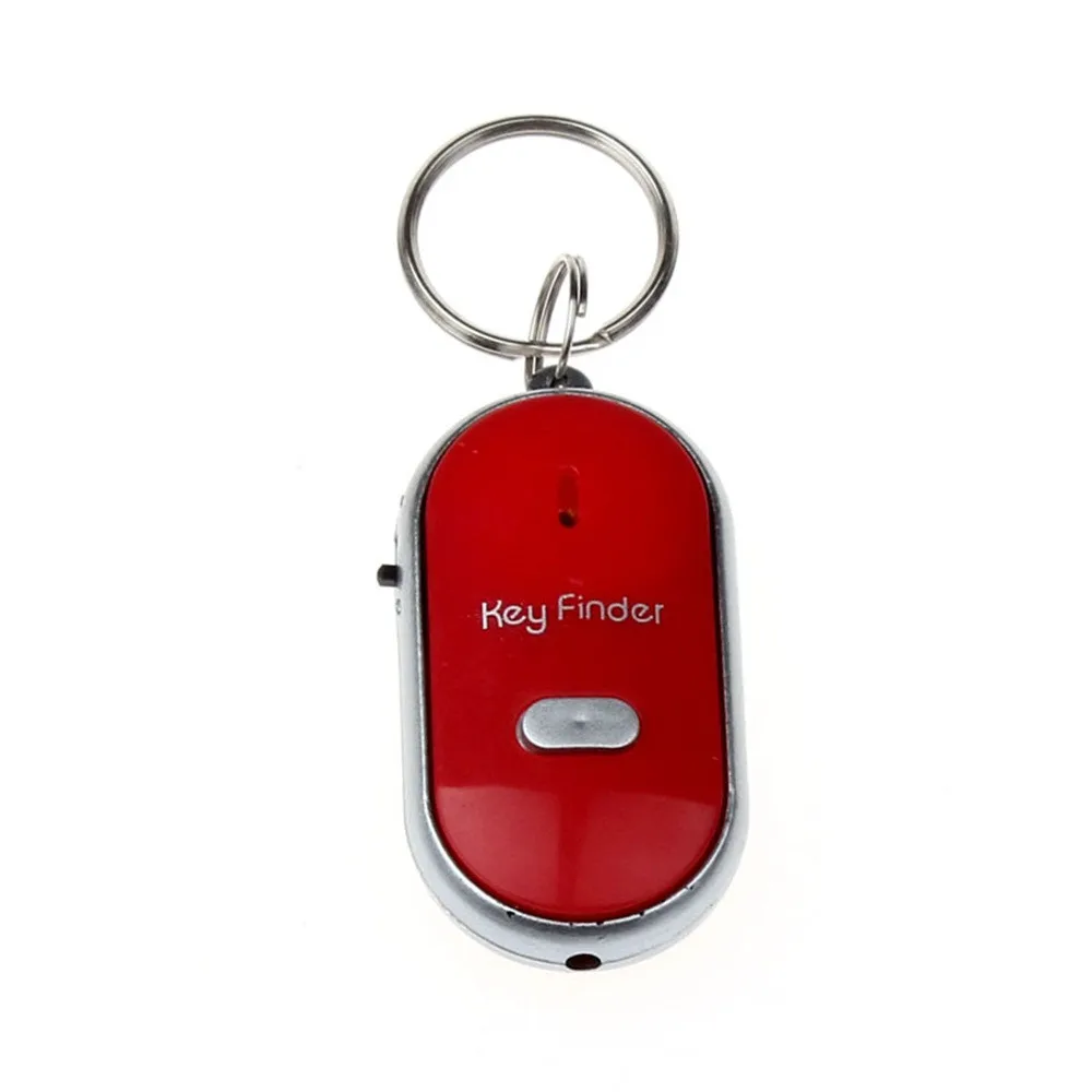 Mini clave Finder Anti-perdida. Silbato Led antorcha de luz Control remoto de sonido llave perdida de llavero con localizador para chica niños