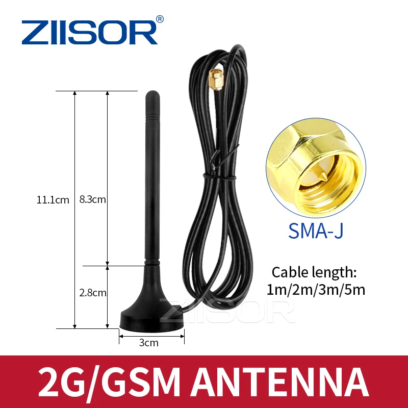 2G GSM GPRS NB Signal Enhancement With Magnetic  Omnidirectional High Gain Outdoor Antenna SMA Male original emerson rosemounte 8707 high signal magnetic flow meter sensors 8707030 8707040 8707060