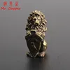 Copper Lion Owl Shield WELCOME Carved Statues Home Decor Brass   Animal Miniatures Figurines Living Room Decorations Furnishings ► Photo 1/6
