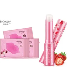 Bioaqua увлажняющий крем для губ отбеливающая коллагеновая маска для губ с травяным бальзамом для ухода за губами