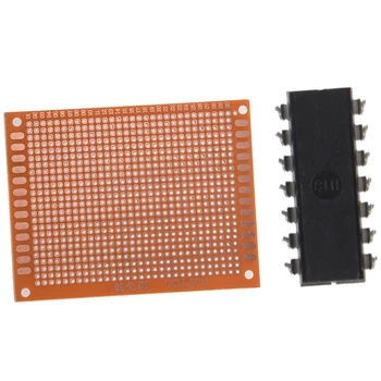 

10 x LM324N Low Power Quad DIP-14 Operational Amplifier. & 5 Pcs PCB Boards PCB Breadboard 90 x 70 mm