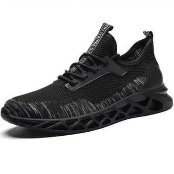 

Outdoor Sports Cushioning Running Shoes for Man Lace-UP Air Sole Breathable Deodorant Sneakers Fitness Travel Comfortable Shoes
