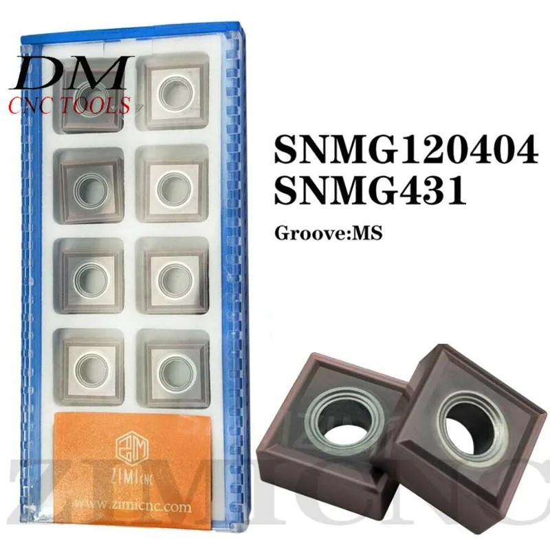 

10pcs SNMG431 turning Carbide Inserts SNMG120404 -MS CNC lathe blades SNMG 12 04