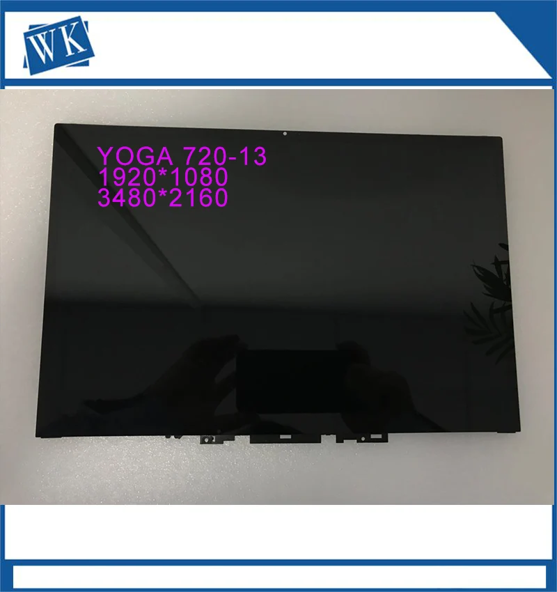 ЖК-дисплей 13 3 дюйма со светодиодной сенсорной панелью и рамкой для Lenovo Yoga 720-13IKB