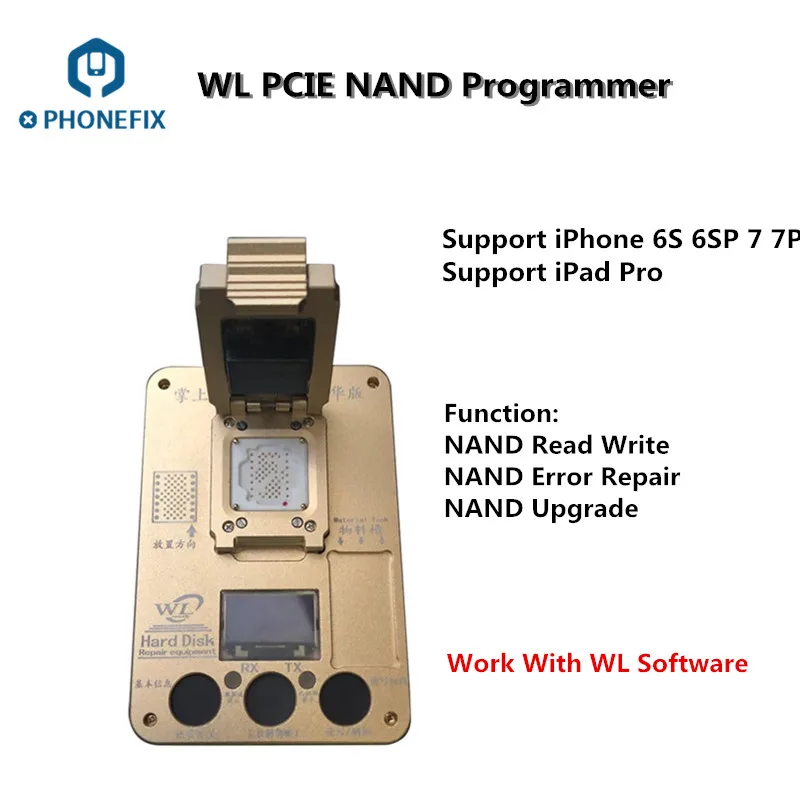 PHONEFIX Naviplus Pro3000S iP Box NAND Программист JC PCIE-8 NAND тестовое приспособление SN чтение записи инструменты для iPhone iPad Обновление памяти