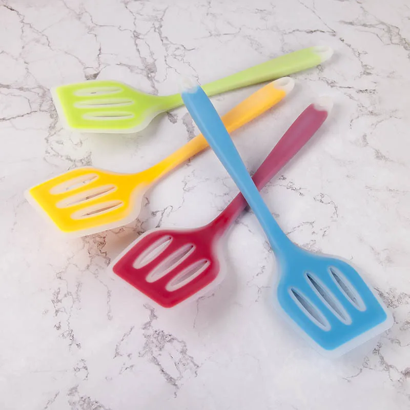  Silicone Matte Turners Butter Cake Spatula Scraper Noodle Soup Spoon Shovel Baking Tools Set Hangab