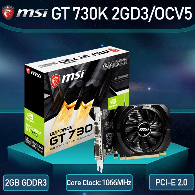  MSI GAMING GeForce GT 710 1GB GDRR3 64-bit HDCP