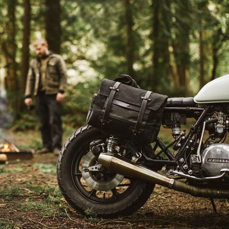 Мотоциклетная сумка в стиле ретро
