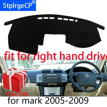 

Car Dashboard Cover Mat for Toyota mark x 2004 2005-2009 Right Hand Drive Dashmat Pad Dash Mat Covers Dashboard Accessories