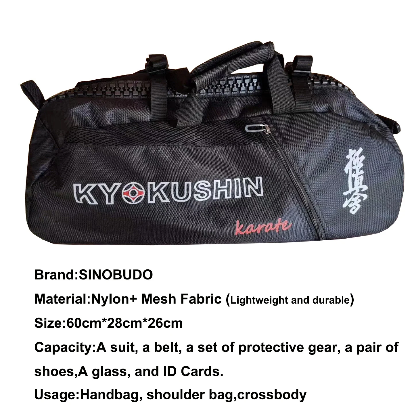 Professional Kyokushin Bag for Training Sport Bag Karate Lightweight