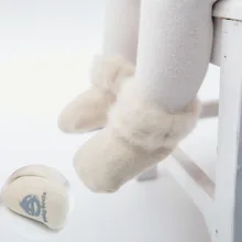 Осенне-зимние носки для малышей с петельным ворсом, с начесом, толстые детские носки без костей, мягкие, не обтягивающие носки для новорожденных 0-4 лет