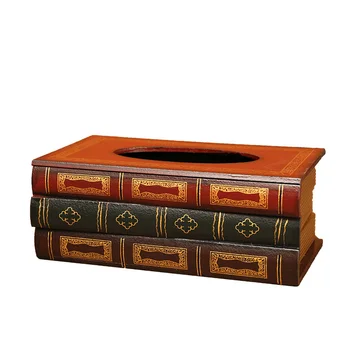 

Creative Cover Tissue Box Square Wood Cover Dispenser Tissue Box Container Reusable Servilletas De Papel Kitchen Items EA60ZJ