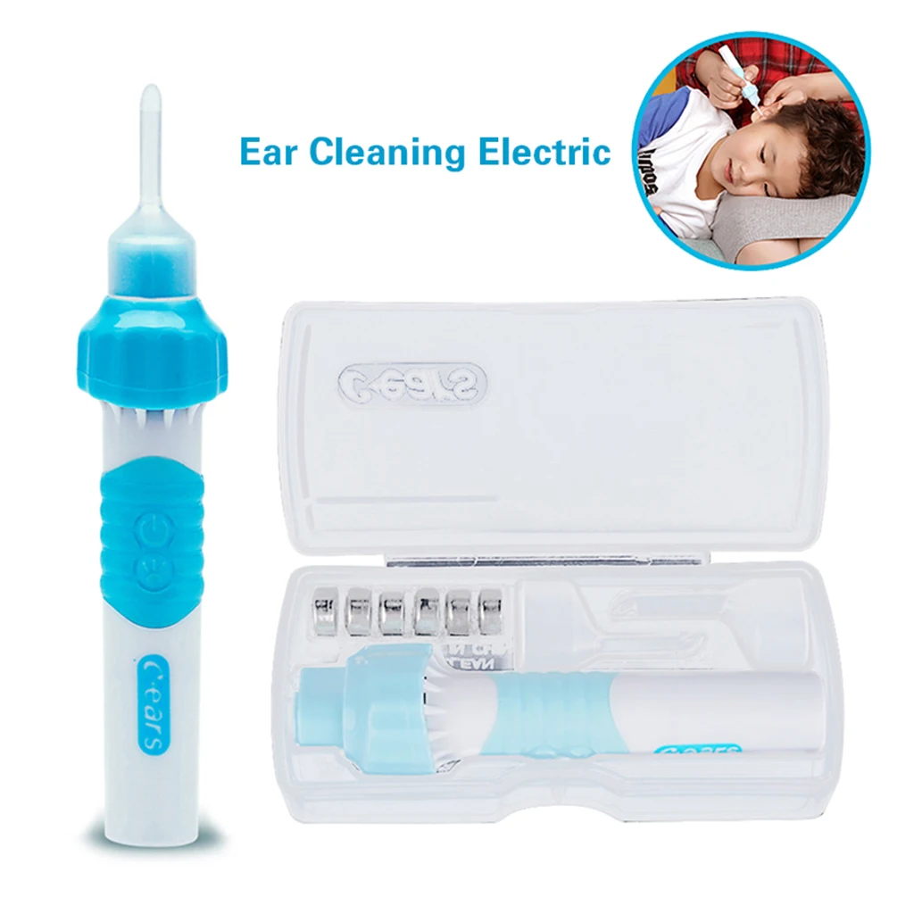 Kids Electric Ear Wax Removers Suction Earwax Tool Earpick Painless Cordless
