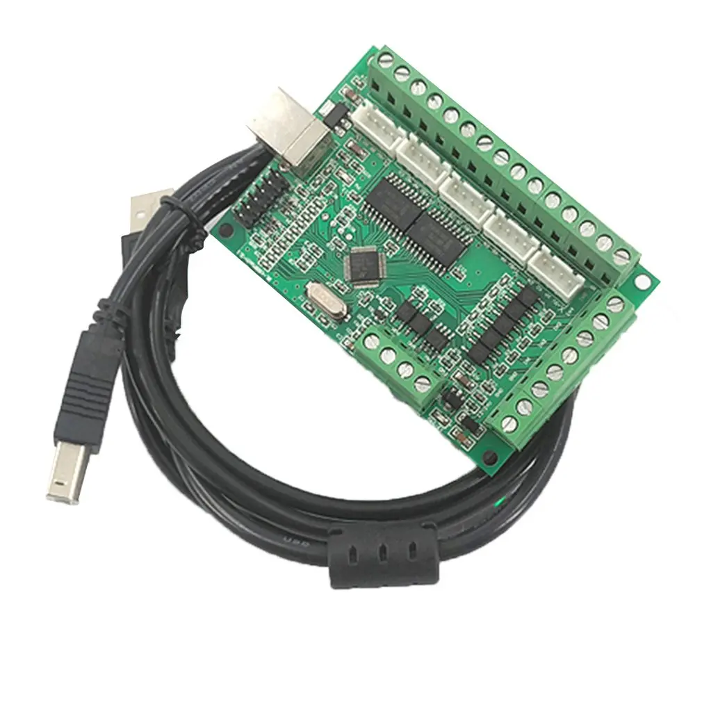 

USB MACH3 CNC Breakout Board 100KHz Driver Motion Controller 5-Axis Interface Driver Motion Controller