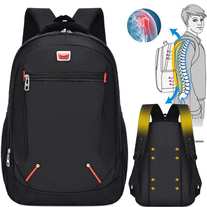 Ergonomics burden reduction Backpack Oxford Cloth Large Capacity