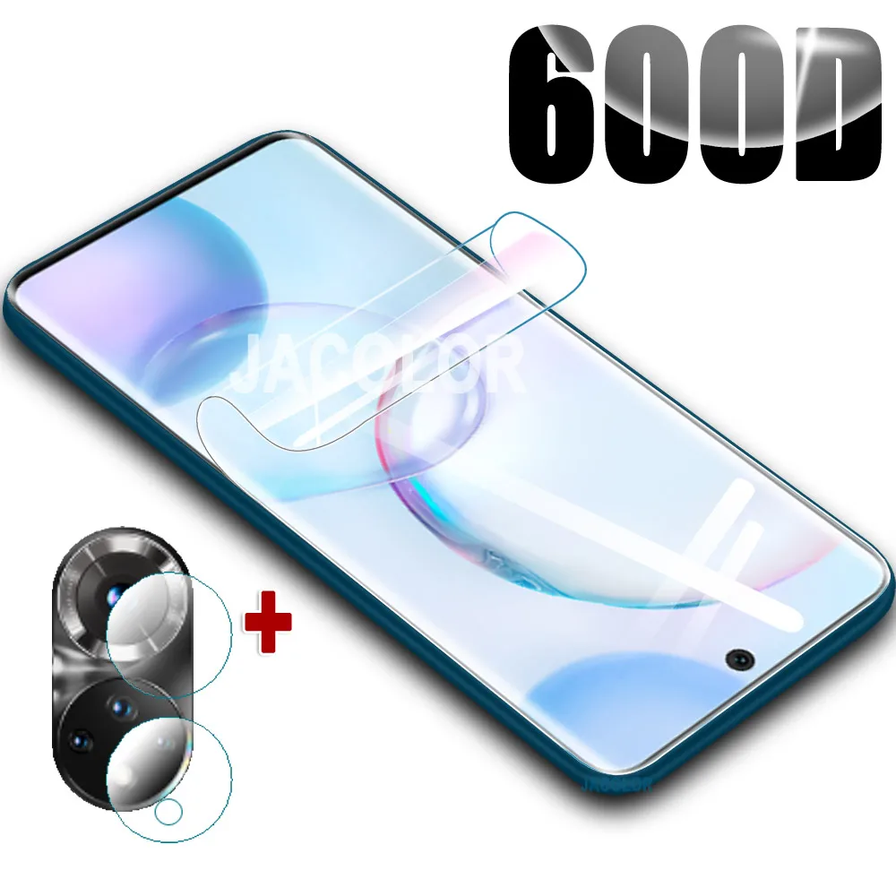 Protective Hydrogel & Camera Glass Film Set - Screen & Back Cover