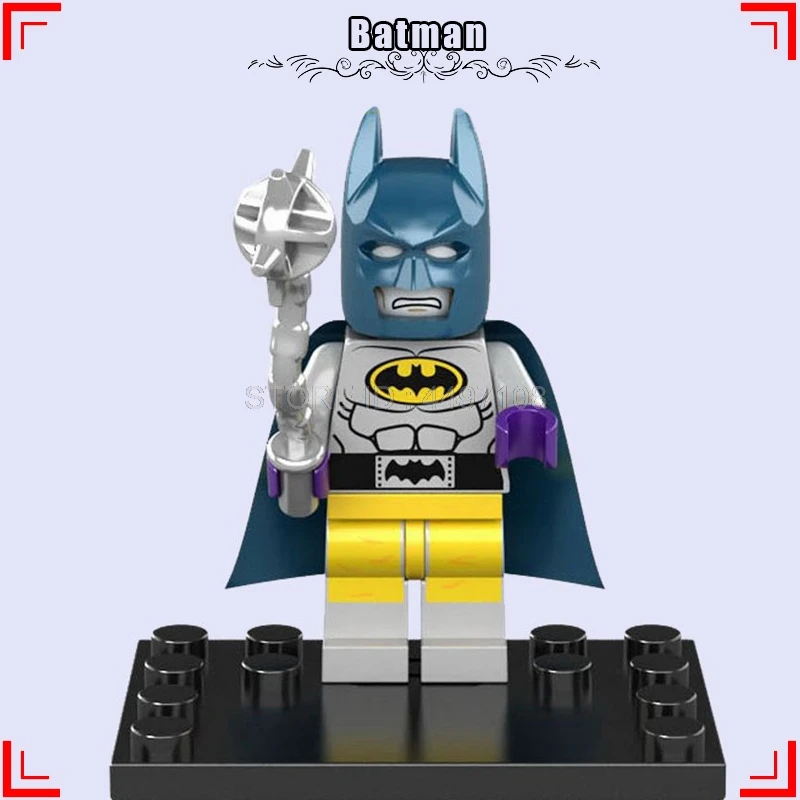 Batman Альфред Пенниуорт DC Бэтмен фильм Темный рыцарь Готэм-Сити Брюс Уэйн рисунок набор игрушек Супермена строительные блоки Marvel - Цвет: Batman