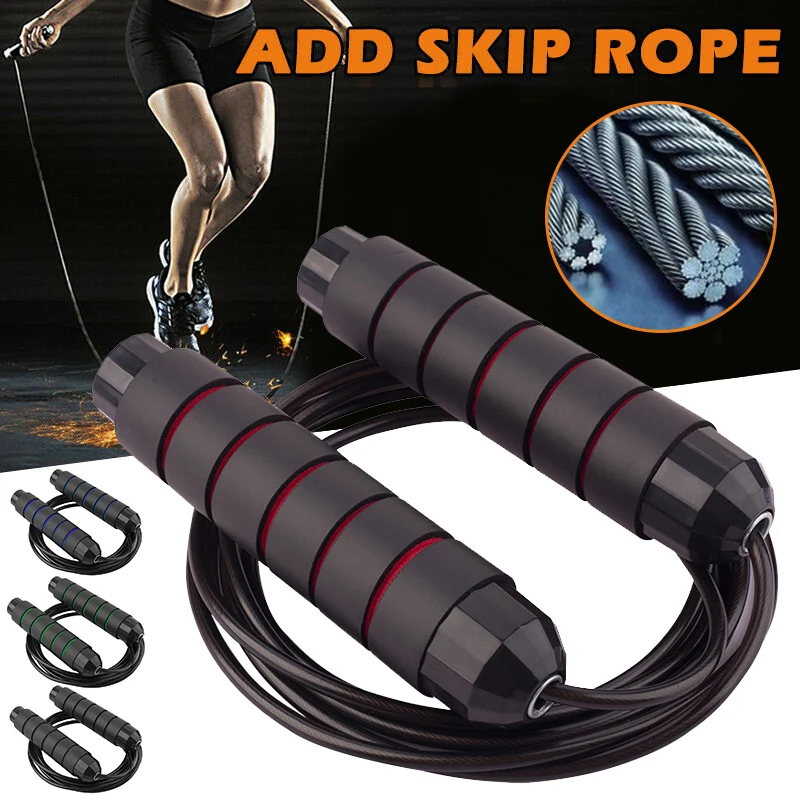 

New Heavy Weighted Jump Rope Solid PVC Tool Sweat-proof for Boxing Training Fitness LMH66