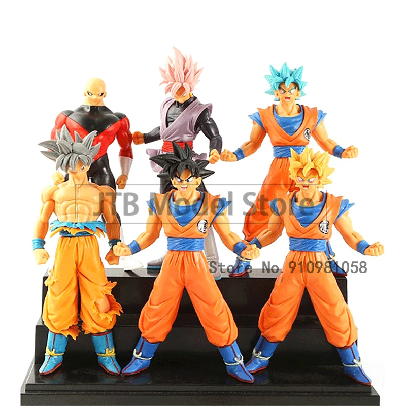 Anime Action Figure Dragon Ball Z Goku Super Saiyan Model Toy Doll Ornaments Can Be Collected Surprise Gifts PVC 15cm 