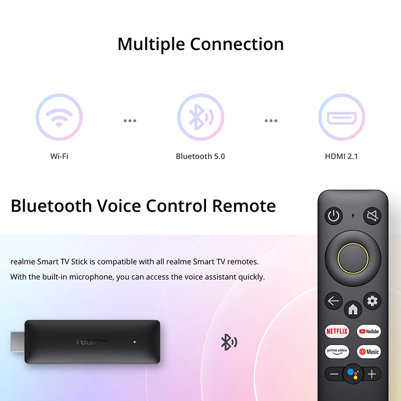 Realme Ʈ ۷ι  4K TV ƽ, 1080P, 8GB HDMI 2.1,  ھ CPU,   ,   TV ƽ, ȵ̵