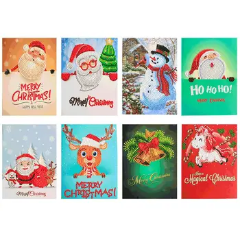 

Diamond Embroidery Diamond Painting Greeting Card Special Shaped Diamond Embroidery Christmas Cards Postcards Birthday Xmas Gift