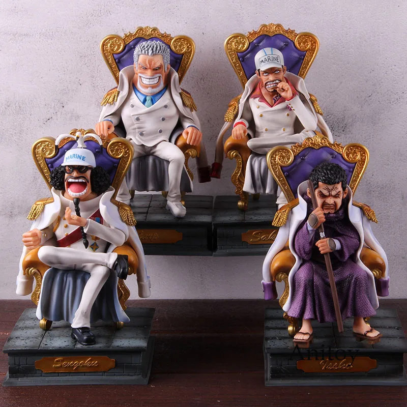 Одна деталь фигурки GK статуя сидя вер. Sengoku Kuzan Issho Borsalino Sakazuki Ryokugyu Ace фигурка ПВХ Коллекционная модель игрушки