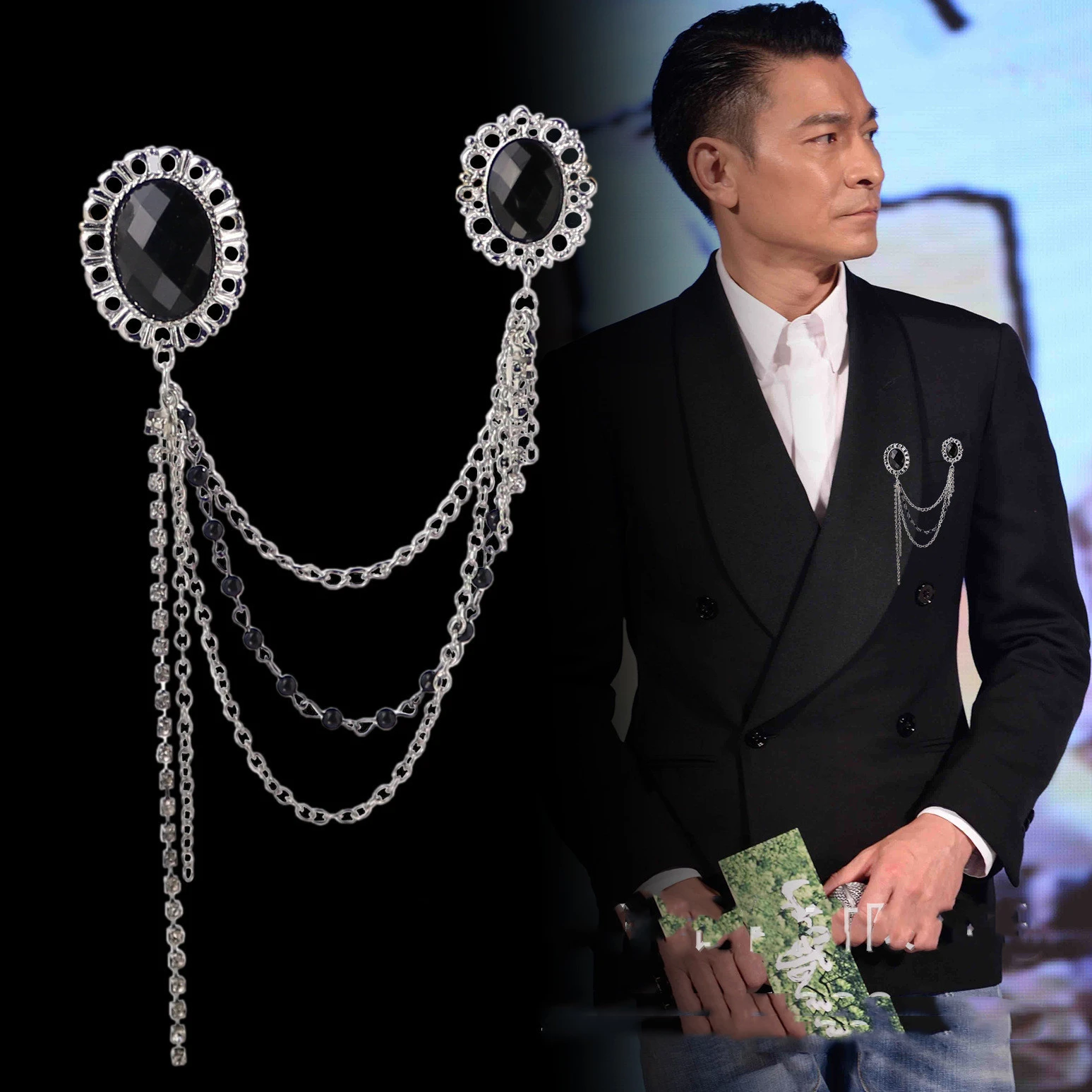 Mens Suit Chain Brooch atelieryuwa.ciao.jp