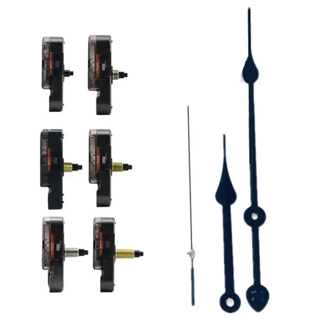 10sets Large DIY 12888 Clock Mechanism Silent Step Quartz Watch Wall