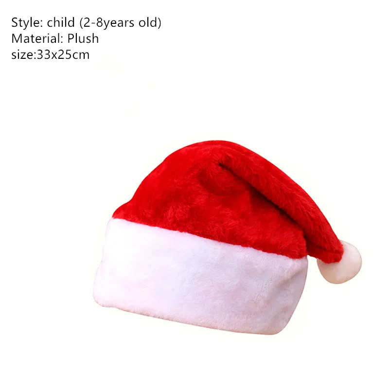1 шт шапка "Счастливого Рождества" для взрослых детей, Рождественский Санта-Клаус, олень, Smowman, теплая шапка, шапки для новогодней рождественской вечеринки - Цвет: 11