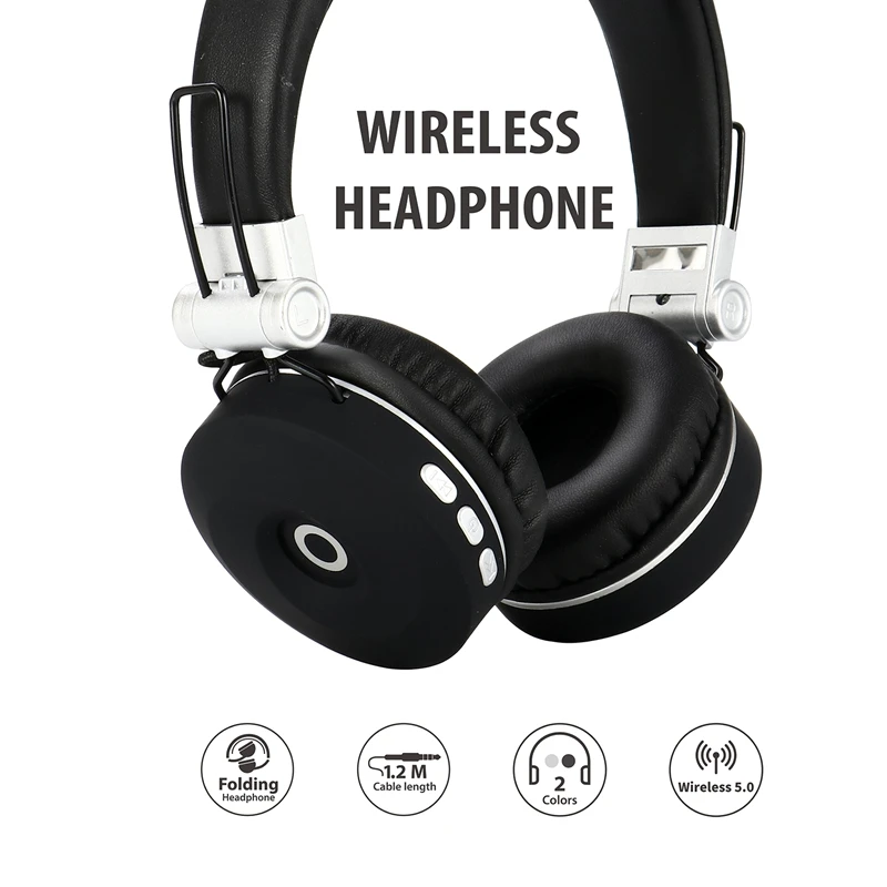 EK MH9 Wireless Headphones Bluetooth 5 0 Headset Foldable Stereo Gaming Headphones for iPad Mobile Phone D35