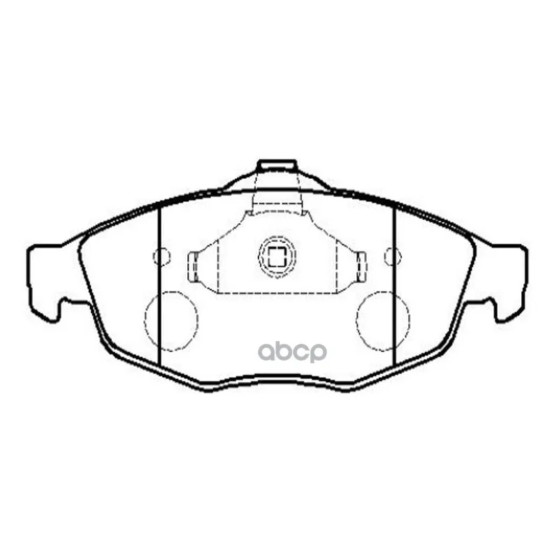 Ckcr-6_колодки Дисковые Передние! Chrysler Sebring 2.0 16v/2.7 V6 24v 01 Ctr Ckcr6 Ctr арт. CKCR6