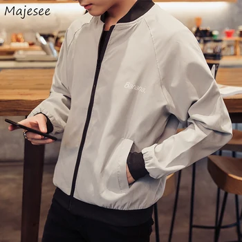 

Jackets Men Printed Zipper Stand Long Sleeve Comfortable Mens Jacket and Coats Korean Style Males New Fashion Clothes Casual