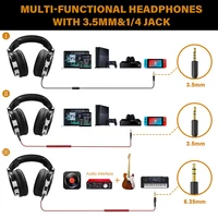 Oneodio Over Ear Headphones Hifi Studio DJ Headphone Wired Monitor Music Gaming Headset Earphone For Phone Computer PC With Mic - Image 5