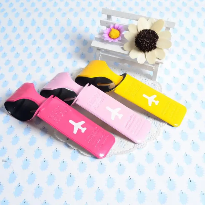 1pcs Luggage Tag PVC Travel Trolley Suitcase Business Card Consignment Bag Find Your Quickly And Accurately | Дом и сад